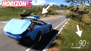 Forza Horizon 5’s Best Sounding Convertibles NO ROOF Pagani Zonda C a little fun glitch RTX3080 [upl. by Stoll]