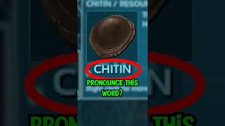 How do you say Chitin [upl. by Mulloy]