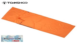 Tomshoo 70210CM Portable Sleeping Bag Outdoor Travel Camping Hiking Polyester Pongee Review [upl. by Esiuolyram]