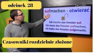 Niemiecki w parę minut 28  czasowniki rozdzielnie złożone  gerlicpl [upl. by Balfour736]