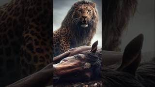 Big Deer Vs Reindeer। Leopard Vs Reindeer।ai trendingshorts animals shortvideo youtubeshorts [upl. by Elmore43]