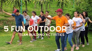 FUN OUTDOOR TEAM BUILDING ACTIVITIES  Youth Group Outdoor Party Games [upl. by Ddej]