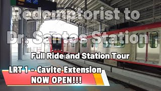 LRT 1 Cavite Extension Five New Stations Operational Na  Full Ride and Station tour [upl. by Anselme492]