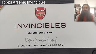 Opening Topps Arsenal Invincibles 5 Autos guaranteed [upl. by Rhodie]