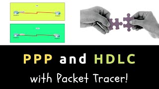 PPP HDLC Configuration in Cisco Packet Tracer [upl. by Aileve]