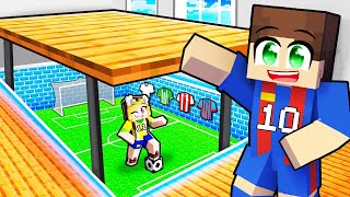 Am Construit un TEREN de FOTBAL SECRET in Minecraft [upl. by Landon]