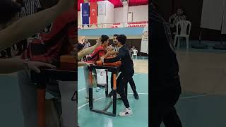 Adana bilek güreşi bölge şampiyonası 60 kg b genç yarı final [upl. by Maxima]