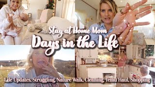 HOMEMAKING VLOG Life UpdatesStrugglingNature walk Cleaning Temu HaulShoppingSTAY AT HOME MOM [upl. by Neevan]