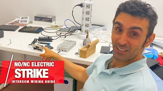 How to Wire an Electric Strike to Video Intercom  NONCCOMPOE for Beginners [upl. by Ajnin909]