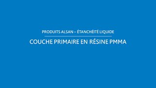 Couche primaire en résine PMMA [upl. by Aelanej]