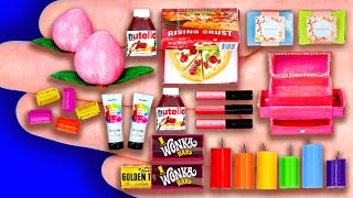 30 DIY MINIATURE FOODS AND CRAFTS FOR DOLLHOUSE BARBIE [upl. by Schultz358]