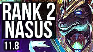 NASUS vs RENEKTON TOP  Rank 2 Nasus 504 800 games  TR Grandmaster  v118 [upl. by Clo]