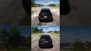 Forza Horizon 5  Hyundai Kona N 2022 vs Ford Fiesta ST 2023 Aerodromo Drag Race Stock [upl. by Zinah]