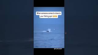 Gotta protect those spots 😳 fishing ocean protection boat fail viralposts [upl. by Ikoek]