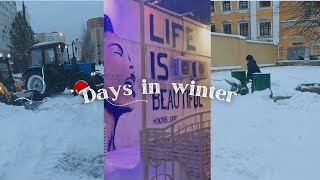 Moscow living Winter Days in MoscowVlog❄️☃️ [upl. by Naujtna896]