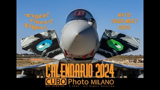 Il Calendario 2024 di CUBO Photo Milano tutte le livree più belle del NATO Tiger Meet 23 [upl. by Idnem]