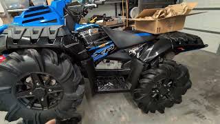 Best Mod HL Sportsman Shock Swap TrimmingRaked Arms recommended in rear Highlifter suspension [upl. by Aihtak]