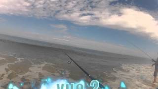 pêche du bar baïnes sud ouest  sea bass fishing GOPRO HD [upl. by Swiercz]