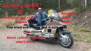 Goldwing clutch wont work [upl. by Olnay]