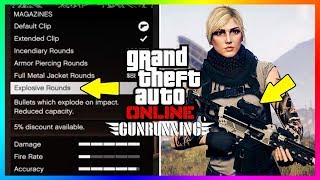 ¡TODAS LAS MEJORAS DE LAS ARMAS MK II AL MÁXIMO ¡DLC TRÁFICO DE ARMAS GUNRUNNING  GTA 5 Online [upl. by Naga]