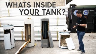 Four Water Heater Tanks Cut Open  Lessons to Learn [upl. by Ellak308]