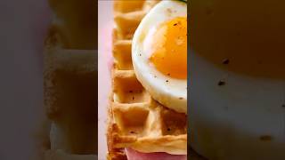 Gaufre Madame au jambon et comté  shorts recette cuisine tutorial [upl. by Anerul]