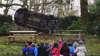 Too much Shocking speeding advert shows children getting crushed by car [upl. by Coray]