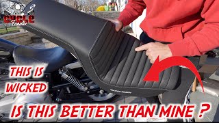 UPGRADE YOUR HARLEY DAVIDSON SEAT  SADDLEMEN cyclefanatix harleydavidson [upl. by Enirok]