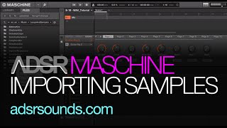 Maschine Tutorial  Importing and Tagging WAV Samples [upl. by Bumgardner]