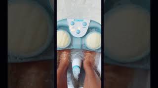 Create a relaxing spa day at home and DIY pedicures with Conair Waterfall Pedicure Foot Spa Bath [upl. by Shanleigh886]