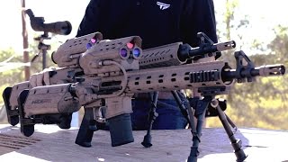 TrackingPoint  M600 SR SquadLevel Precision Guided Assault Rifle Live Firing 1080p [upl. by Pascasia]