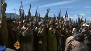 Pakistan takes over Taliban base in Bajaur [upl. by Ahsahs]