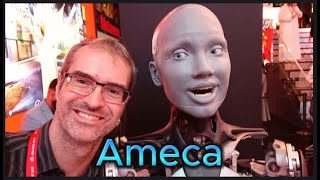 Can Ameca interact with humans Is Ameca a strong AI and Is Ameca the robot real [upl. by Nolyarg228]