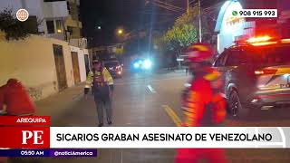 Sicarios graban asesinato de extranjero [upl. by Nalyac513]