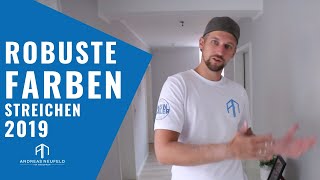 Robuste Farben  Treppenhaus streichen  Tipps vom Wandprofi 2019 [upl. by Marjana290]