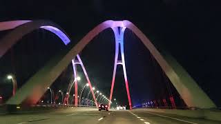 Bettendorf Iowa  Mississippi River Bridge [upl. by Seale]