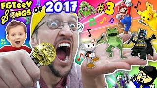 FGTEEV SONGS of 2017 Part 3 Amazing Frog Minecraft Lego Dimensions Scribblenauts Youtube Rewind [upl. by Sillyrama147]