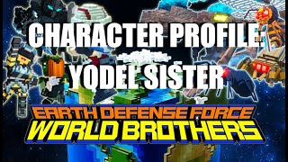 Earth Defense Force World Brothers CHARACTER PROFILE YODEL SISTER Ep 12 [upl. by Ycnaffit]