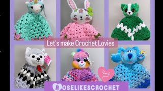 How to Crochet  Zees Lovey Tutorial [upl. by Aleb]