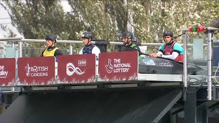 Mens Kayak Cross Semi Final 2  2023 ICF Canoe Slalom World Championships amp Olympic Qualifier [upl. by Ahsain]