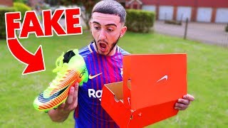 I GAVE HIM FAKE RONALDO FOOTBALL BOOTS PRANK [upl. by Jehias912]