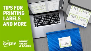 How to Print a Shipping Label One at a Time with Avery Products [upl. by Arol]