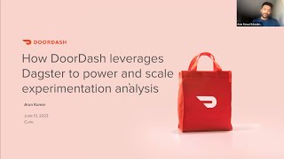 Dagster Community Event June 2023 Experimentation Analysis at DoorDash [upl. by Aznecniv]