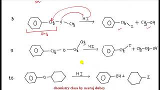 REACTION OF ETHER WITH ANHYDROUS HI  properties of ether  neeraj dibey [upl. by Agustin]