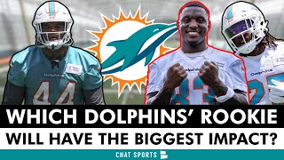 Ranking Which Miami Dolphins Rookies Will Have The BIGGEST Impact In 2024 [upl. by Brandie276]