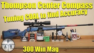 Thompson Center Compass  300 Win Mag  Adjusting bullet depth to increase accuracy [upl. by Josh257]