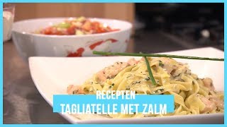 Hoe maak je tagliatelle met zalm  BinnensteBuiten [upl. by Inalaeham]