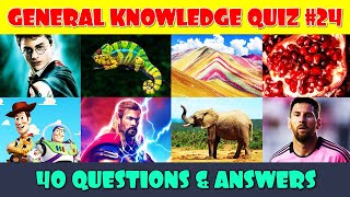 General Knowledge Trivia Quiz Part 24 [upl. by Vrablik12]