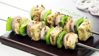 Malai Paneer Tikka Recipe  Vegetarian Tandoori Recipes at Home [upl. by Junie]