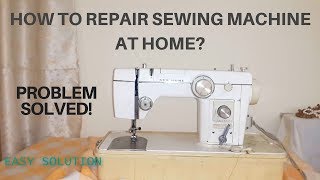 How to repair sewing machine when it got stuck [upl. by Poul]